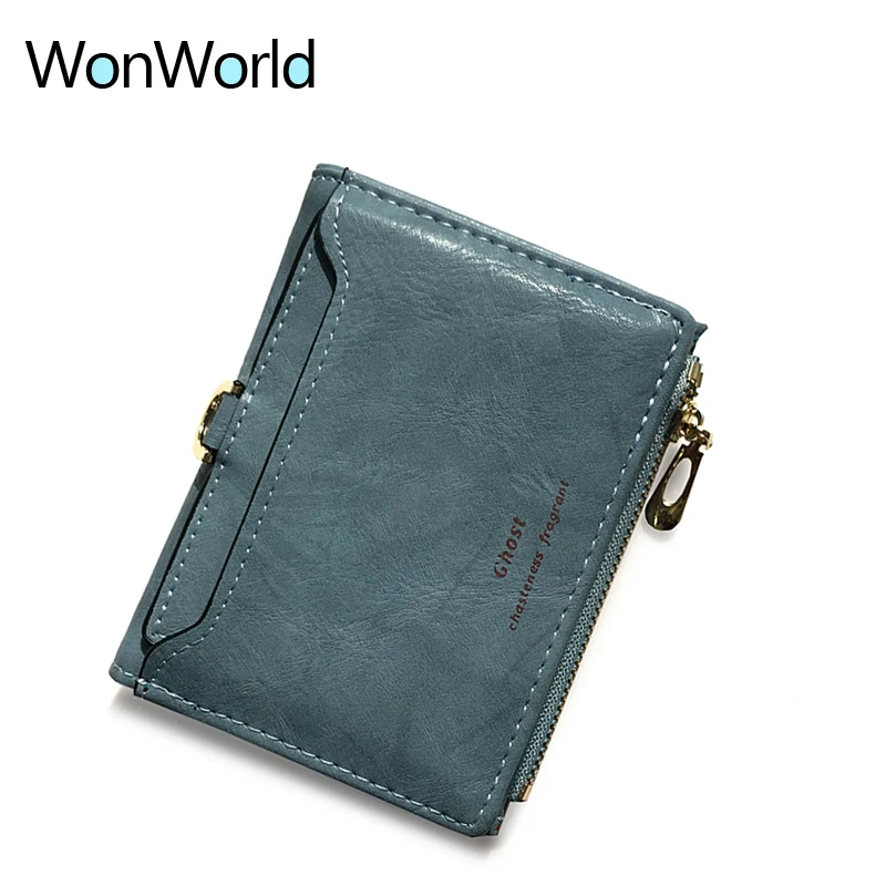 Slim wallet women wallets luxury brand wallets designer purse zipper coin card cash Lady Small ...