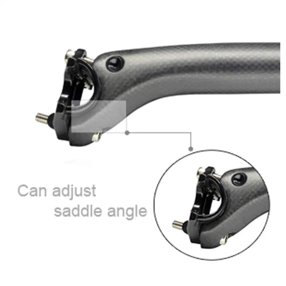 Без логотипа горный велосипед Подседельный штырь 27,2/25,4/30,8/31,6 мм Труба из углеродистого волокна 3K матовая/глянцевая стойка для сидения из углепластика гоночные велосипедные офсетная печать, подседельные штыри