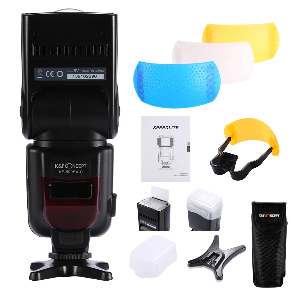 K&F Concept KF 590EX C Wireless TTL Sync Flash Trigger S1 S2 Multi