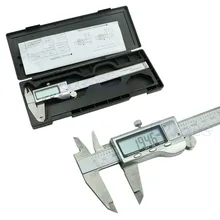 150mm 6inch Stainless Steel Electronic Digital Vernier Caliper Micrometer Guage -Y103