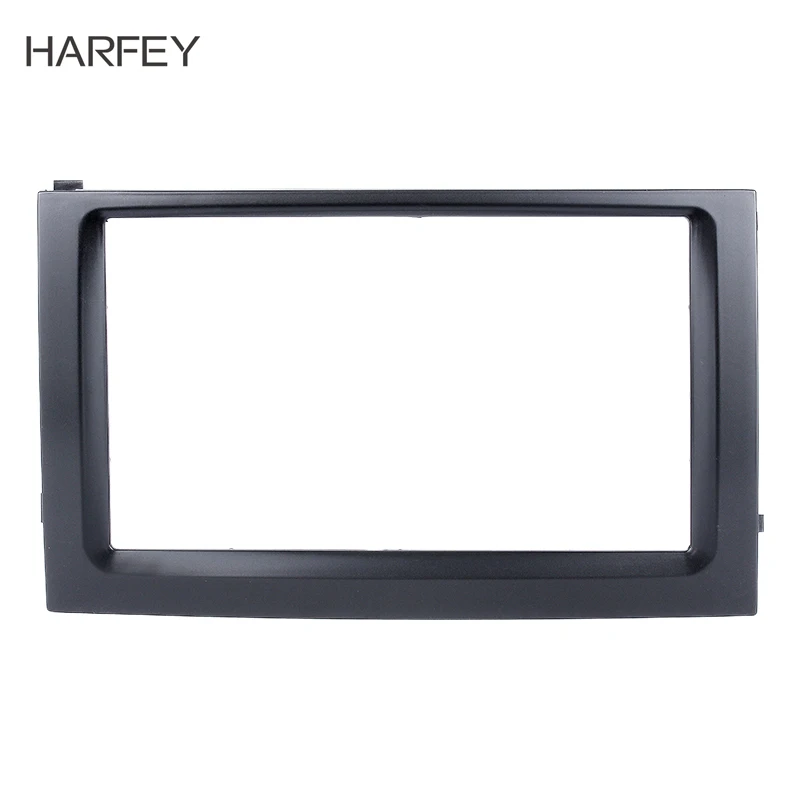 Harfey Black Car Radio Fascia for 2003 2004 2005 2006 Skoda Fabia 2DIN in Dash Stereo DVD Player Frame Bezel Kit | Автомобили и