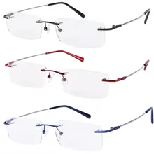 Agstum женские мужские очки без оправы из титанового сплава гибкие шарнирные оптические очки в оправе очки по рецепту Rx