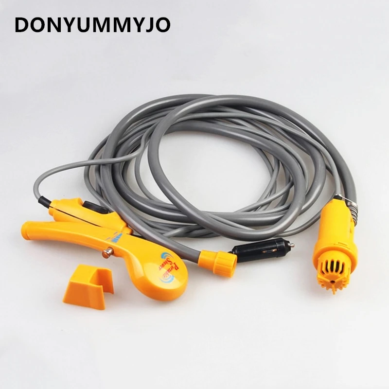 

DONYUMMYJO 1pc Shower head 12V Car Shower Outdoor Hand Shower Set Portable Spray Nozzle