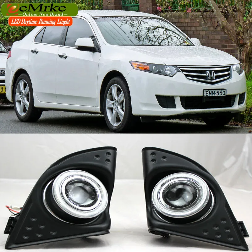 Buy eeMrke For Honda Accord 2008 2015 COB Angel Eyes