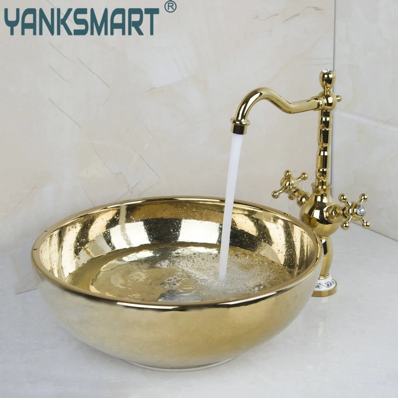 Paint Bowl Sinks Vessel Basins With Washbasin Ceramic Basin Sink