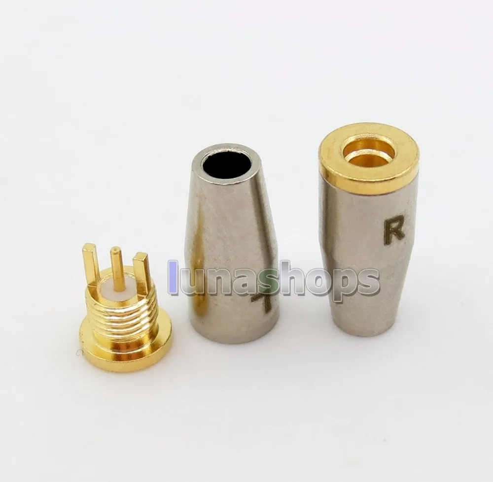 LN005940 гнездовой наушник с разъемом MMCX с оболочкой для DIY преобразователь для наушников