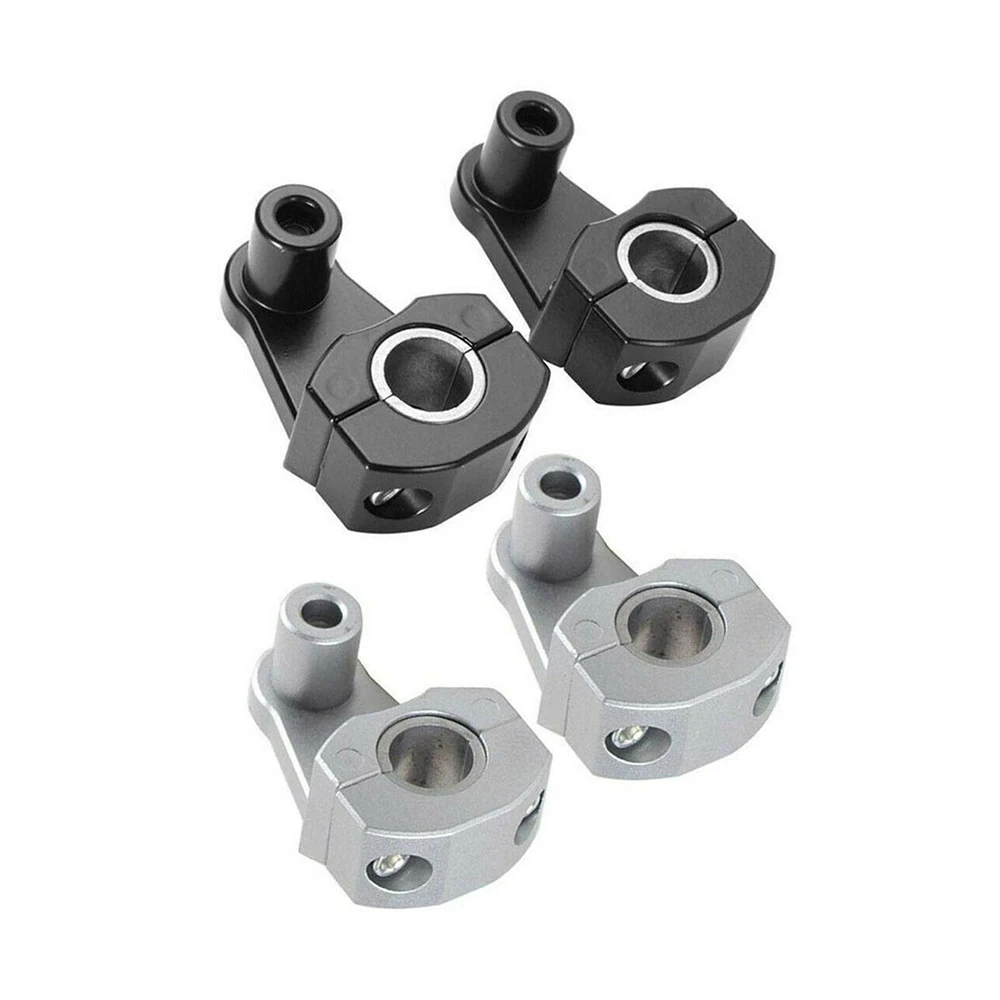 

7/8 Inch 22mm Motorcycle HandleBar Front Handle Fat Bar Mount Clamps Riser 1 Pair Universal for 22mm Motorcycle Metal Handle