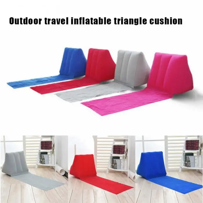 Assento para Acampamento ao ar Recém Inflável Praia Espreguiçadeira Esteira Almofada Pvc Macio Lazer Cadeira Livre 19ing 9 Cheap Esteira de acampamento
