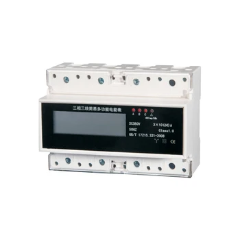 

3x380V kwh meter AC 3 phase 3 wire multifunction LCD energy meter display 3 phase ampere, voltage,kwh, energy