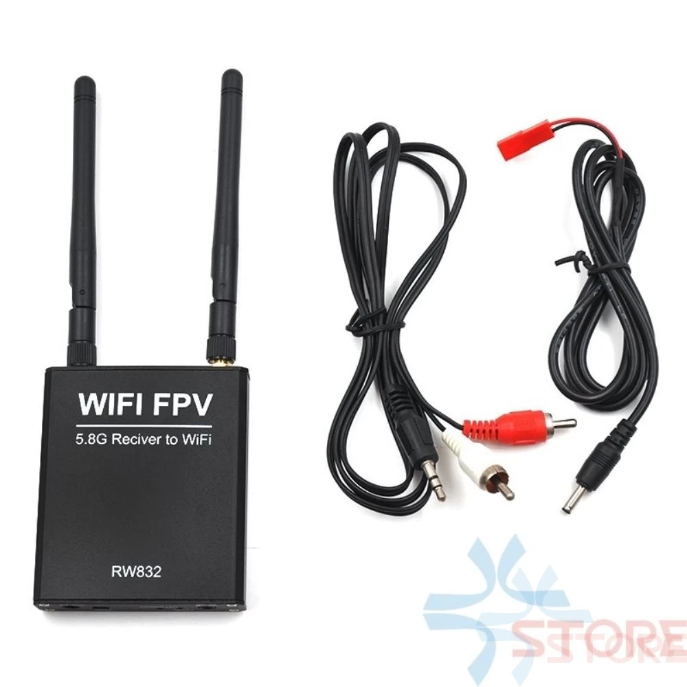  FPV WIFI Receiver Screen Display Module 5.8G AV Signal Transfer to WIFI Transmission for IOS Androi