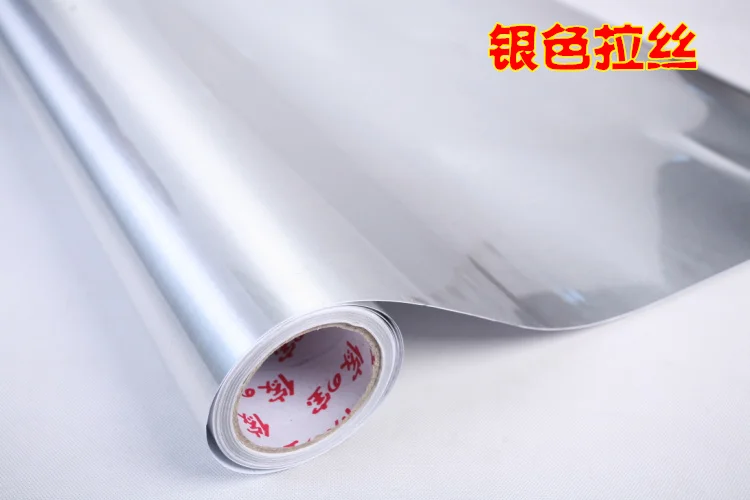 

Self adhesive Brushed Gold metallic gold silver wallpaper 0.61m width small box free shipping