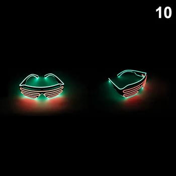 

Double Color Flashing Glasses LED Light Goggles for Halloween Party Bar can CSV
