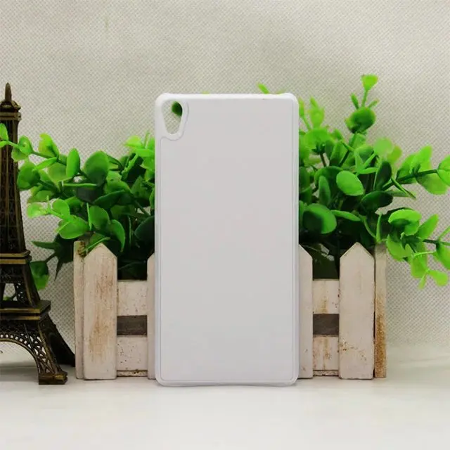 Для Sony Xperia E5 PC 2D сублимационный чехол пластиковый чистый с вставкой клейкая