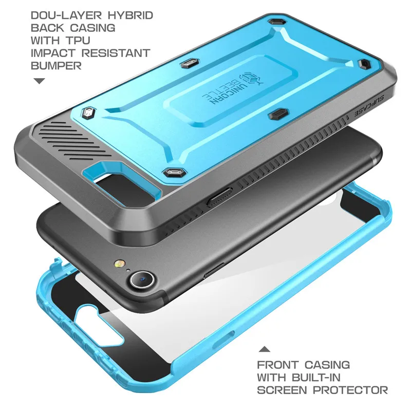 supcase para iphone se caso para iphone caso ub pro coldre capa protetora com embutido protetor de tela