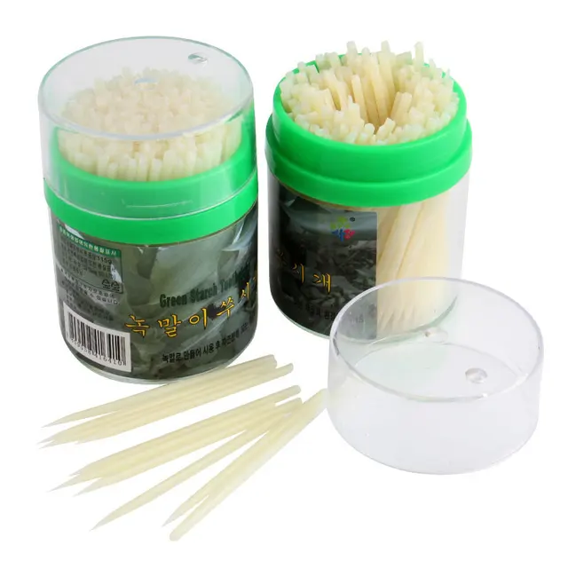 Korean Crystal Corn Starch Toothpick Mondadientes: An Edible and Eco-Friendly Choice