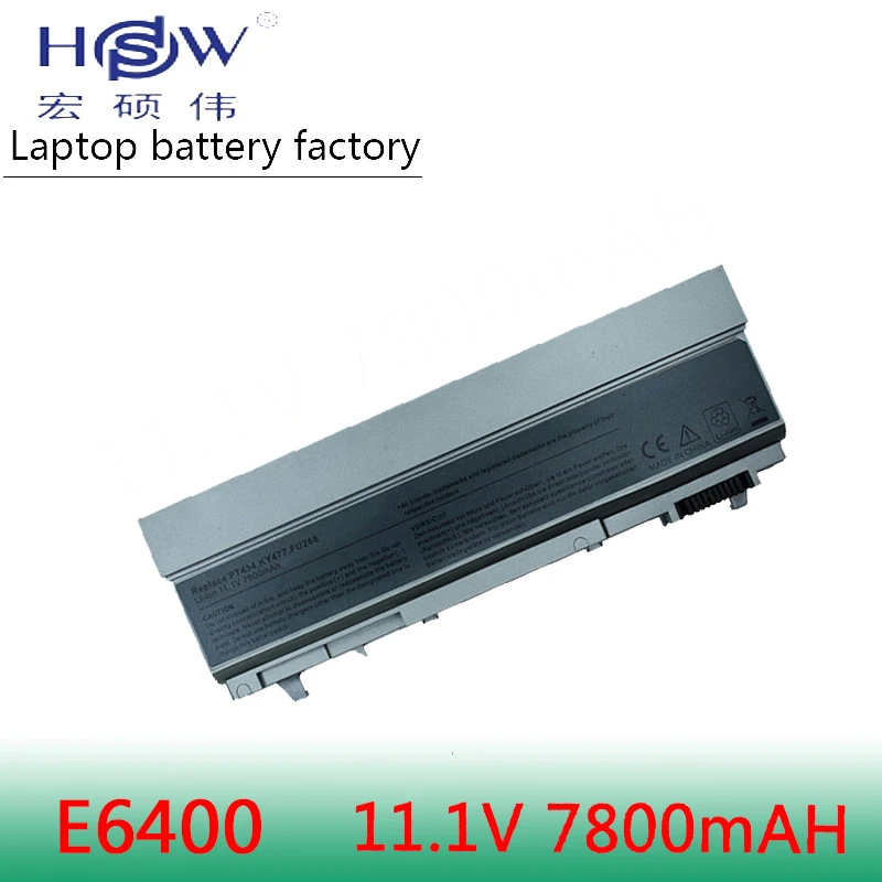 

HSW 9cells Laptop Battery For Dell Latitude E6400 E6410 E6500 E6510 M4400 PT434 PT435 PT436 PT437 PT644 PT650 PT653 R822G U844G