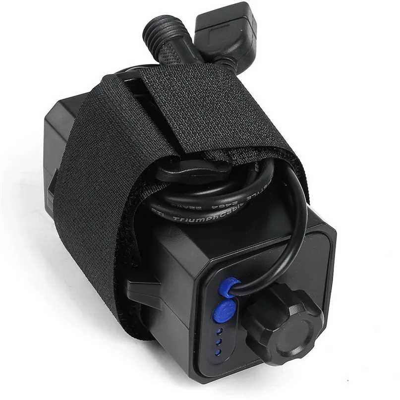 Practical Bicycle LED Light Waterproof Battery Case Bike LED Light Waterproof Battery Case Box 8.4V 4x18650 #2M30 (2)