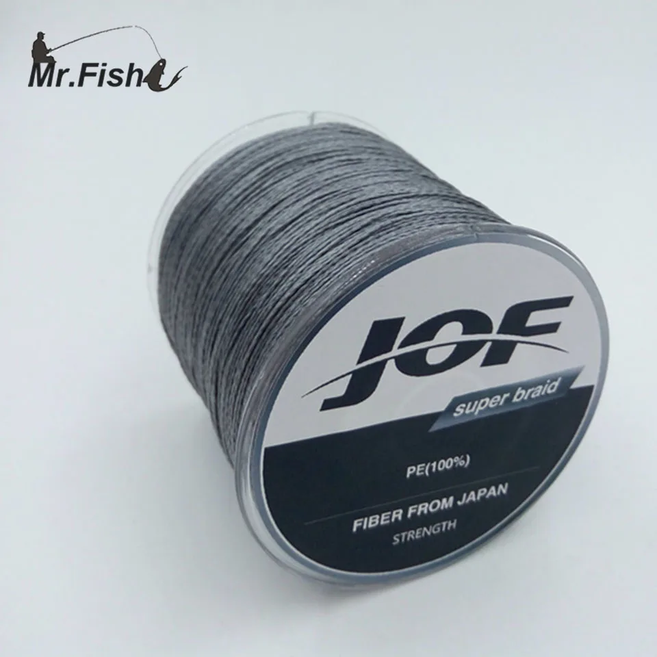 Mr. Fish 4 Strands 100M Brand 100% PE Material Multifilament PE Braided Fishing Line Super Strong 10/20/30/40/60/80/100LB