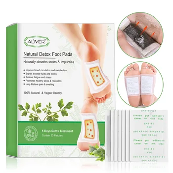 

10pcs/Bag Health Care Patches Detox Foot Patches Adhesive Organic Remove Toxin Cleansing Body Skin Care Smooth Foot Pads