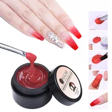 Ur Sugar 15 мл полигель для наращивания ногтей набор полигелей Кристальный акриловый раствор для выскальзывания жидкий строительный Гель-лак для ногтей набор кистей