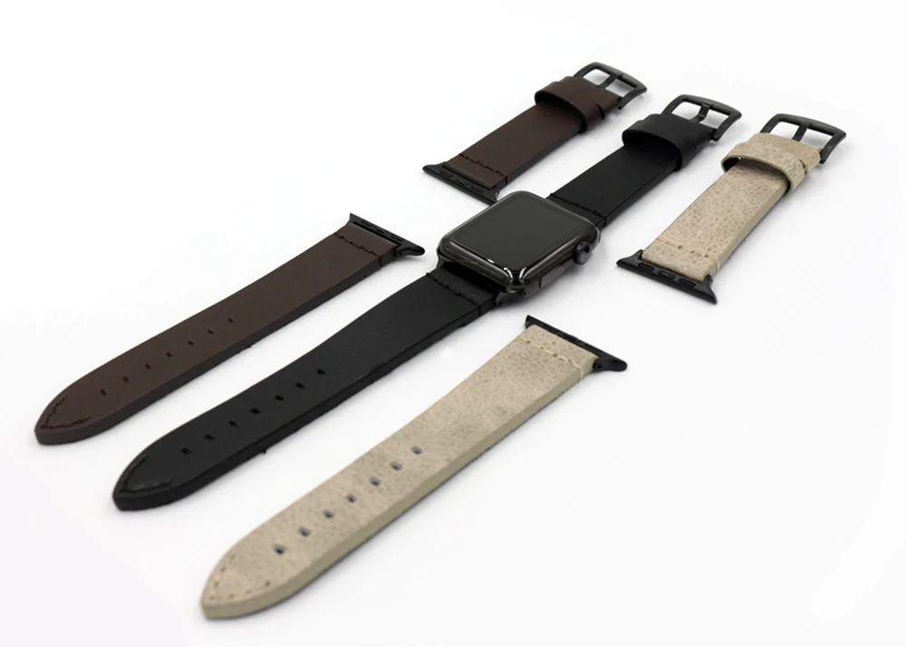 Ремешок URVOI для apple watch series 5/4/3/2 из мягкой телячьей кожи ремешок iwatch удобный