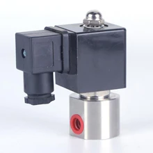 DN08 normally closed high pressure gas solenoid valve, stainless steel corrosion resistant, G1/4 DN08 normally closed high pressure gas solenoid valve, stainless steel corrosion resistant, G1/4