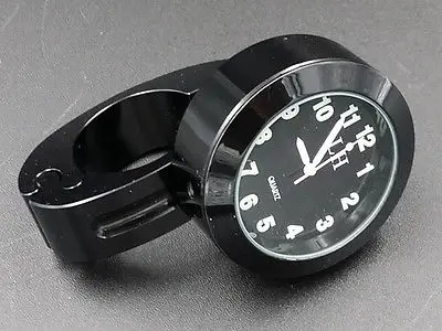 

7/8"- 1" BLACK Motorcycle handlebar Clock for YAMAHA V STAR ROAD RAIDER STRYKER