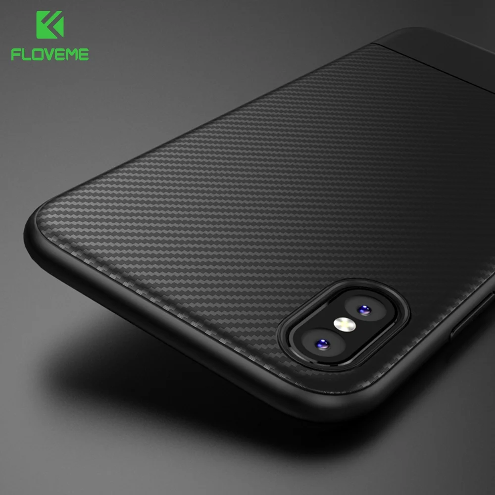 Best For iPhone X 8 7 6 Plus Case Soft TPU Carbon Fiber Back Cover For iPhone X 8 7 6 6s Plus Plain Ultra Thin Silicon Phone Shells