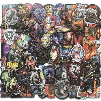

AQK 108Pcs/Pack Cool Super Hero MARVEL Stickers Kids Toy The Avengers Sticker Bomb For Skateboard Luggage Laptop Notebook Car TV
