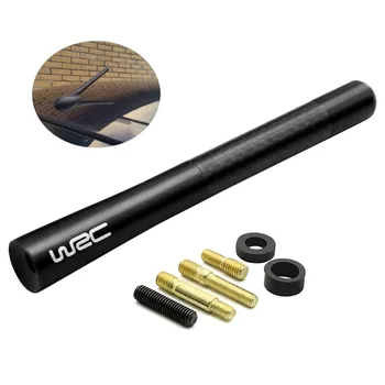 

12cm Car Antenna WRC Carbon Fiber radio am fm Radio Signal roof Aerial for Ford Focus 2 3 4 MK2 MK3 Fiesta kuga Ecosport mustang
