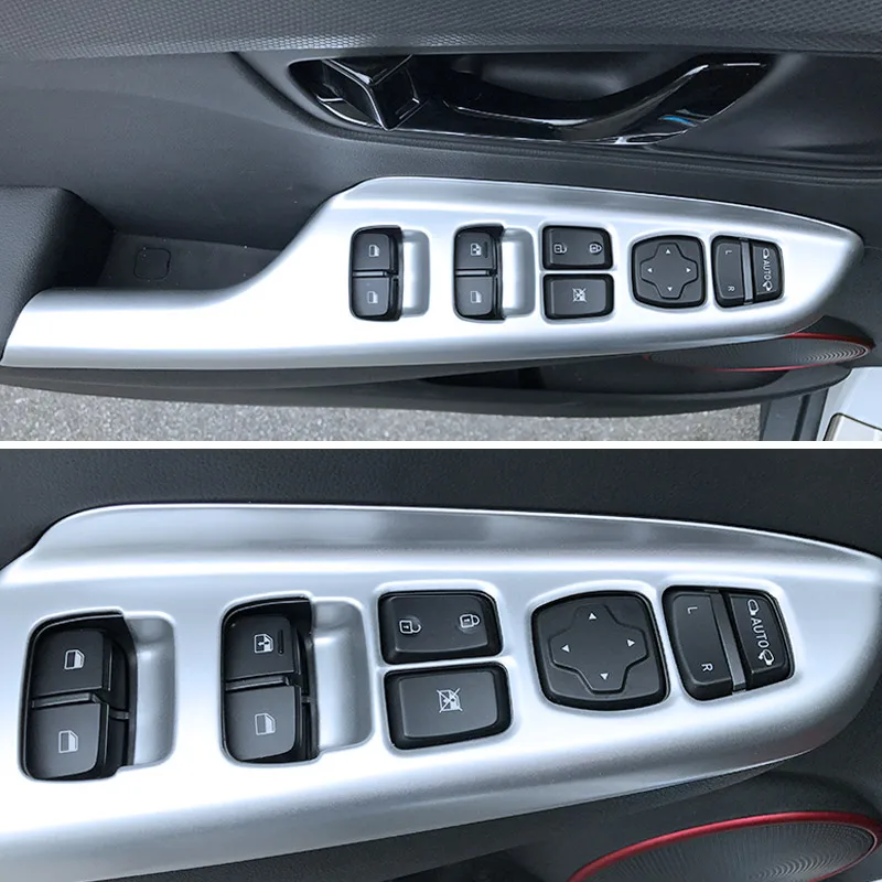 Vtear для Hyundai Kona Encino 2018 2019 хромированное углеродное волокно ABS хром авто стекло
