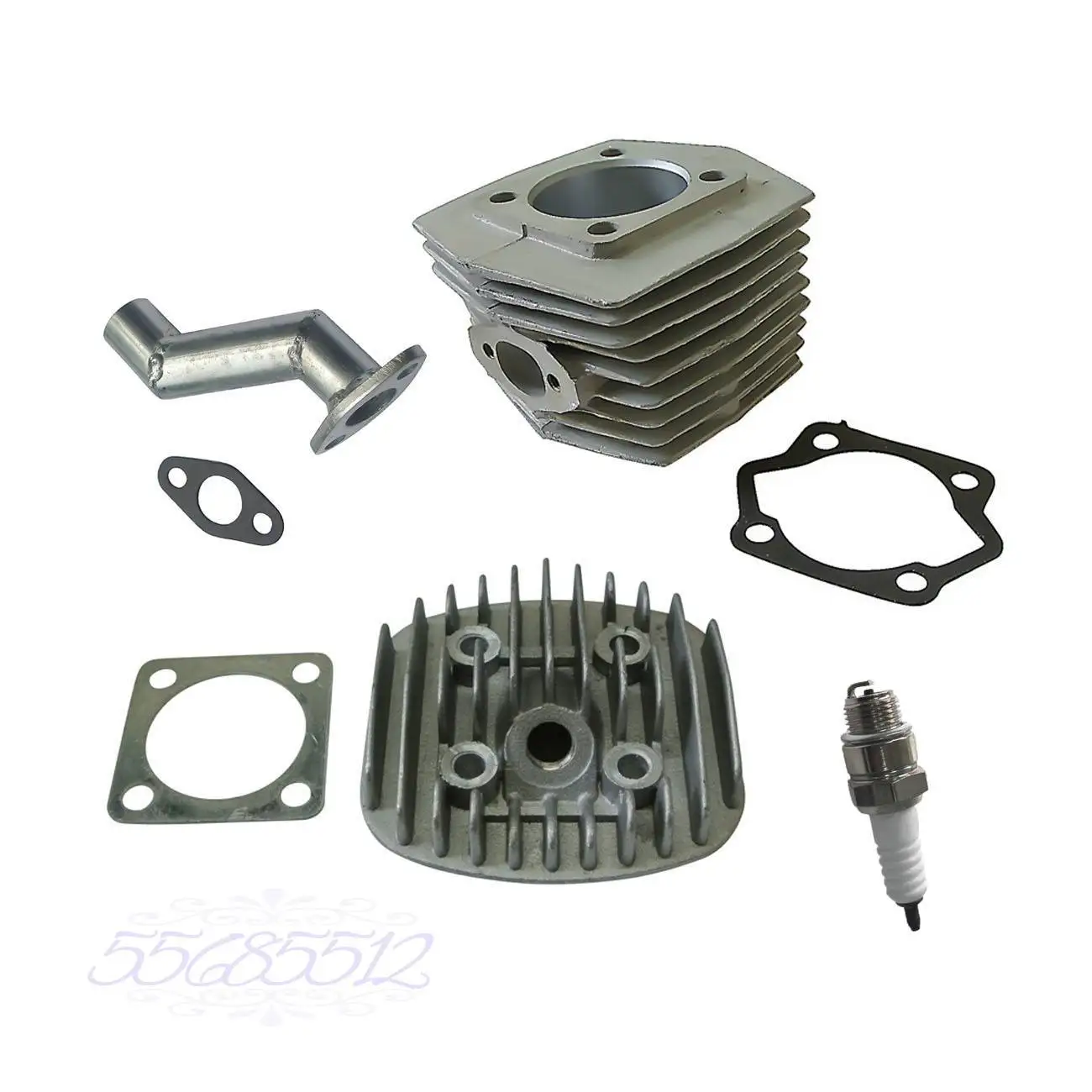 

Cylinder Head&Cylinder&Intake Manifold For Carburetor 66cc 80cc Motorized Bike
