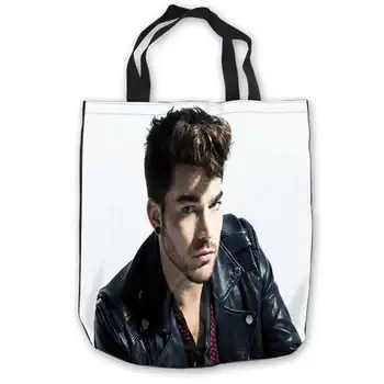

Custom Canvas adam-lambert- (1) ToteBags Hand Bags Shopping Bag Casual Beach HandBags Foldable 180911-04-4