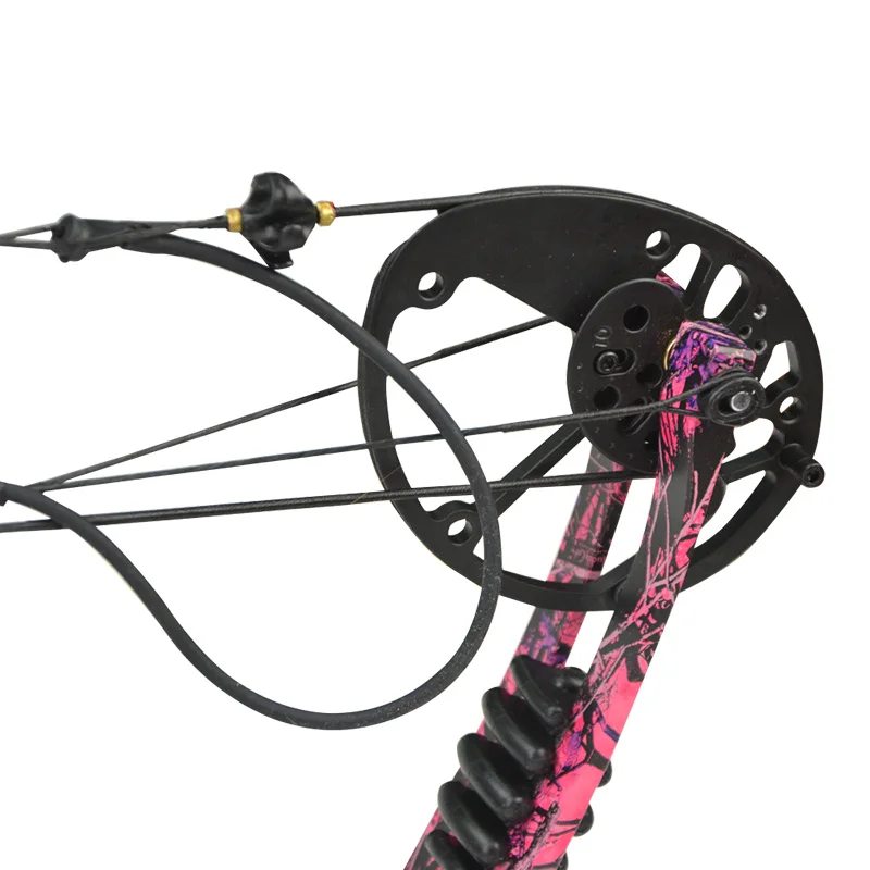 US $207.26 4060lbs Archery Compound Bow Red Camo Arrows Adjustable Outdoor Hunting Shooting Target Accessory