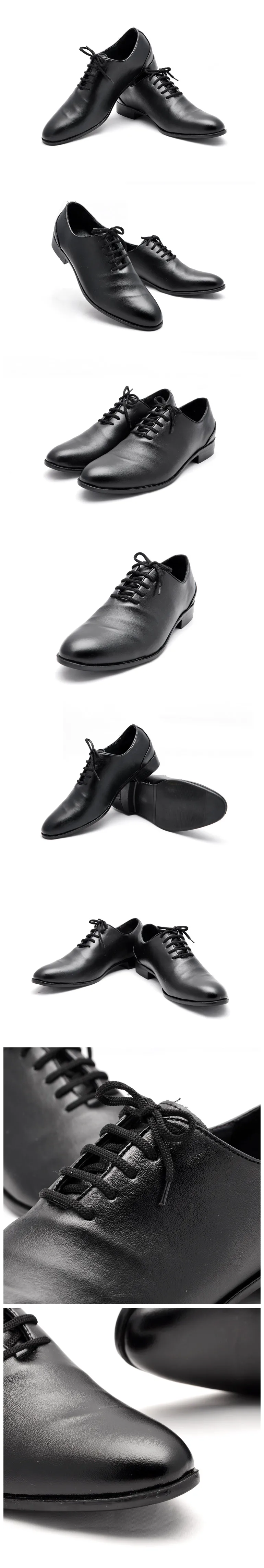 GOXPACER модная мужская обувь на плоской подошве Черный и белый цвета модные мужские повседневные кожаные мужские туфли с острым носком прилив Скейтбординг обувь