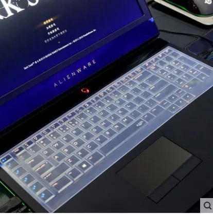 Прозрачная силиконовая накладка на клавиатуру ноутбука для нового выпуска Alienware