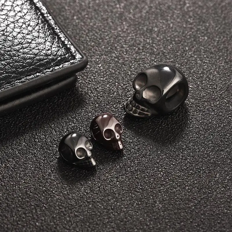 5 шт./партия череп, украшенный стразами Европейский большое отверстие 5 мм разделитель для мужчин и женщин ювелирные изделия для создания браслетов DIY ремесло аксессуары