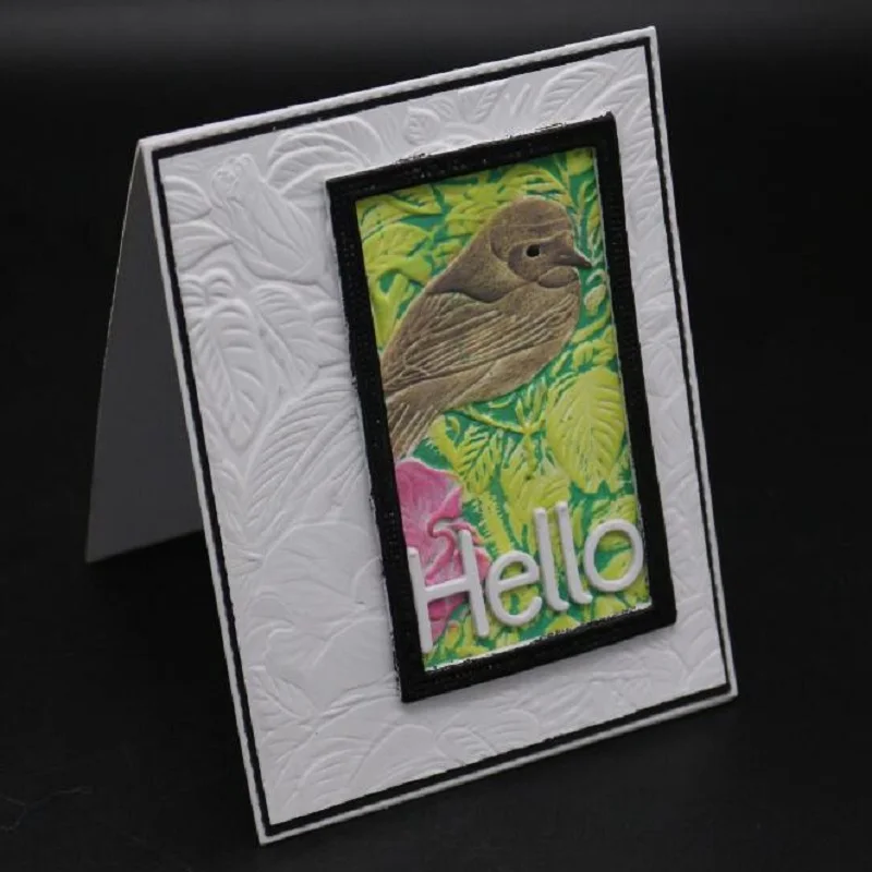 Птица 3D пластиковый с тиснением кожаные папки Скрапбукинг для albulm фото декоративные для изготовления карт принадлежности ремесло тиснение папка