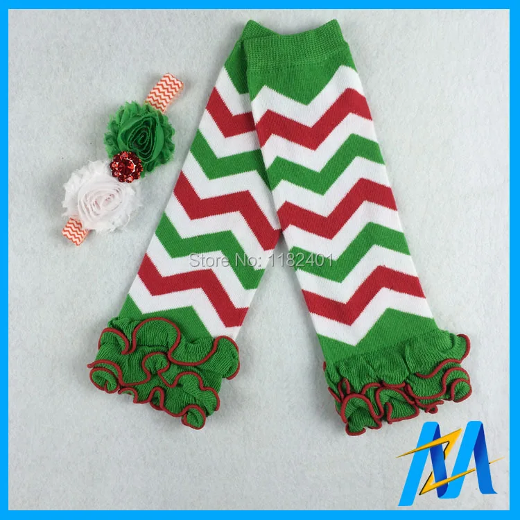 1 Sets On Sale! Cute Baby Leg Warmers Cotton Girls Christmas Leg