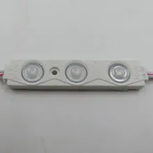 New Ultra brightness 20pcs/lot 2835 3LED injection led module,12V,1.5w,with lens,Waterproof IP65,Aluminum substrate led module