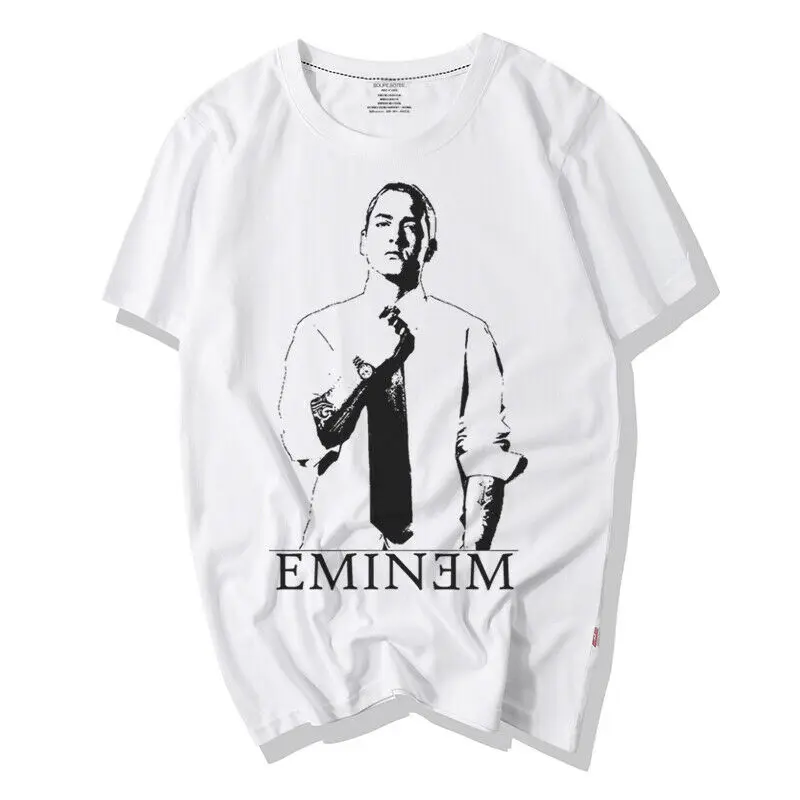 Мужская облегающая футболка Eminem Arrest Mugshot в стиле хип хоп из 100% хлопка 2019|Футболки|