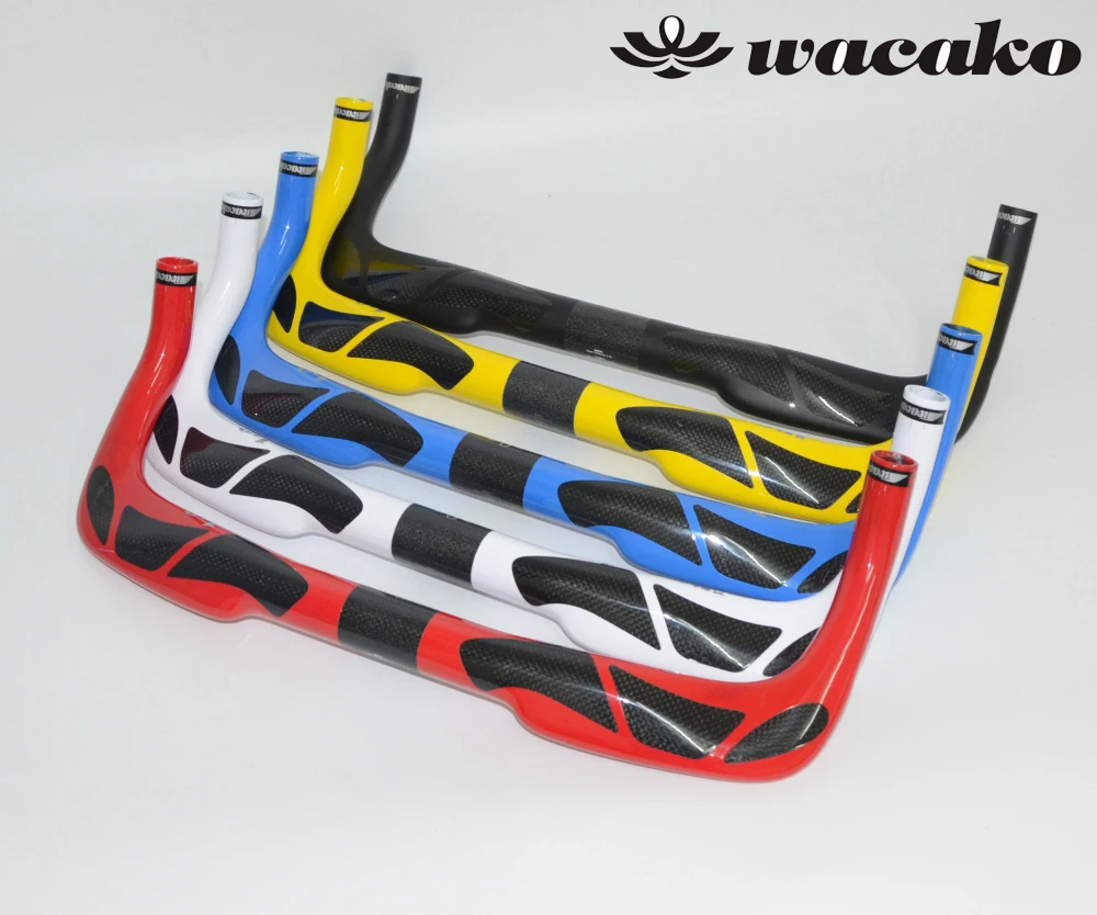 wacako 3K gloss TT T700 TT handlebar Time Trial Handlebar Track Bike