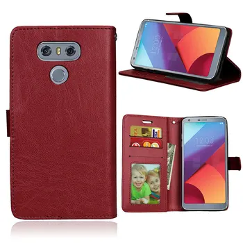 

10pcs/lot Arrivels Wallet Leather PU Stand+TPU Cover Case With Card slot for LG G6 K4 K8 K10 K3 2017 Stylus 3