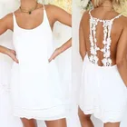 Save 1.78 on Fashion Sexy Backless Solid Tropical Women Dress Bandage Quality Summer Style Brand Vestidos De Festa Femininas Summer Dress