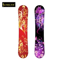Customizable Mountain Skiing New Design Luxury Pattern Painting Stylish Snowboard Board Applicable Freestyle for Adult Men Women