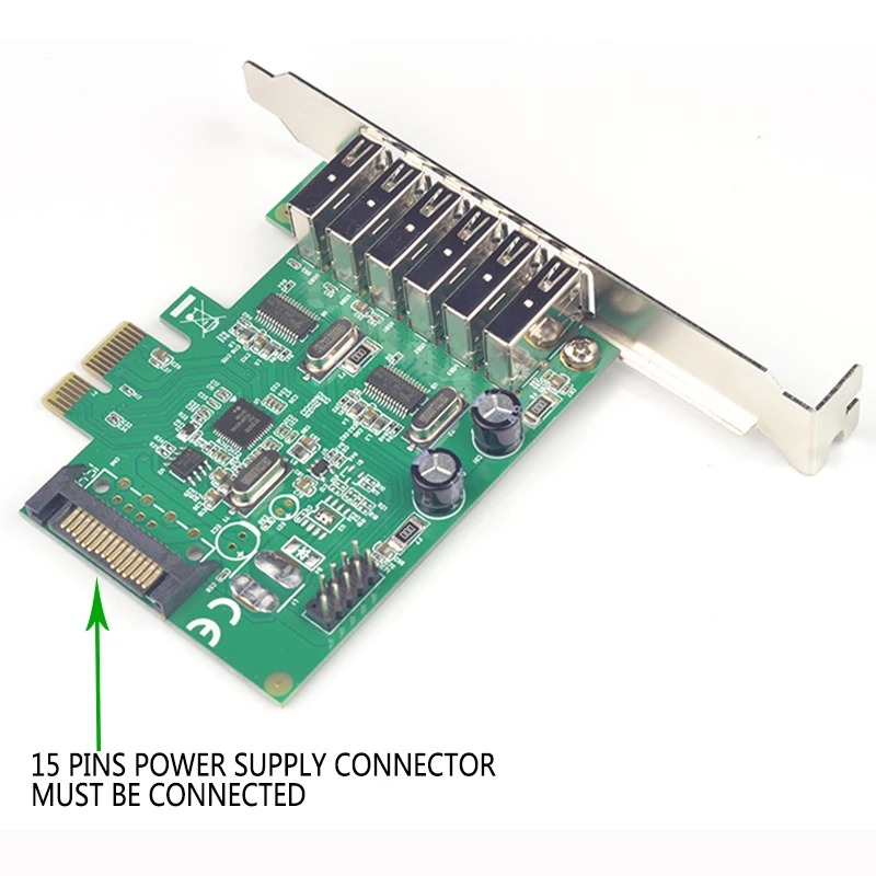 6 портов USB 2,0 PCIE PCI-e концентратор плата расширения PCI-Express карта PCI-e 1x USB 2,0 USB2.0 к PCIe express PCI e адаптер