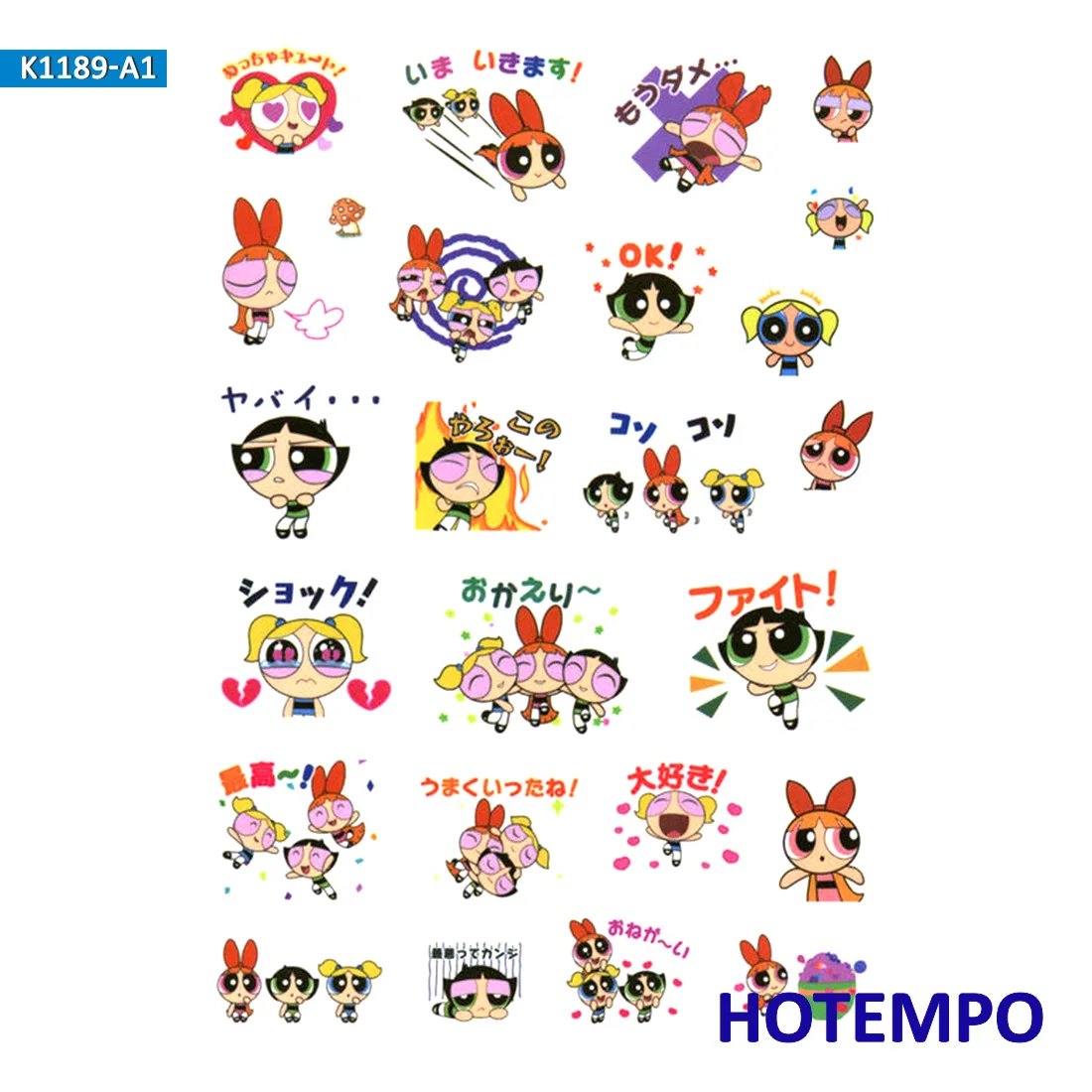 Powerpuff Girls Stickers for Girl Children Kids Gift DIY Letter Diary Scrapbooking Stationery Pegatinas Stickers Powerpuff Girls Stickers for Girl Children Kids Gift DIY Letter Diary Scrapbooking Stationery Pegatinas Stickers