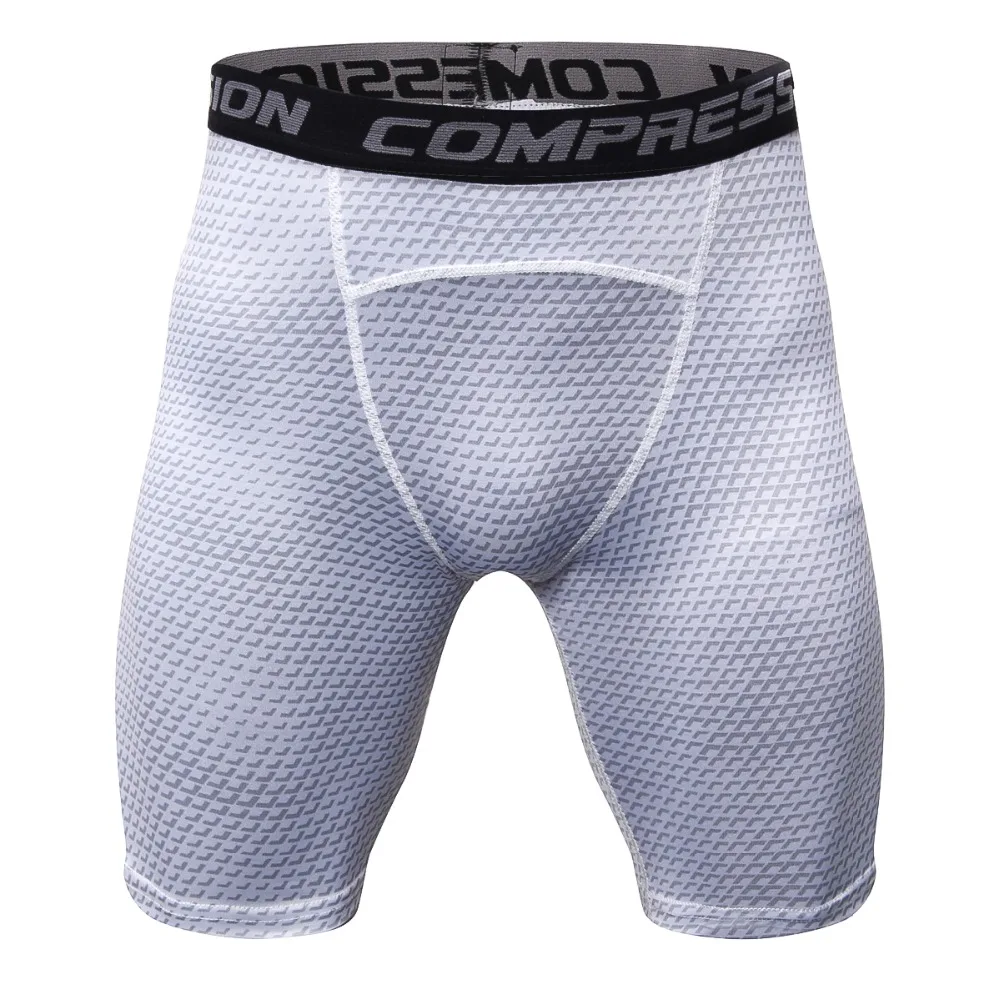 

2018 New Mens Compression Big elastic Shorts 3D print Shorts Fitness Men Cossfit Bodybuilding Tights Quick Dry Shorts male