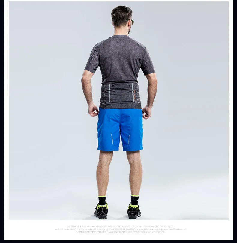 New 2018 SANTIC Cycling Shorts Bicycle MTB Downhill Bike Men Pants Bicycle Cozy Loose Cycling Short Cycle Ciclismo Free Shipping (10)