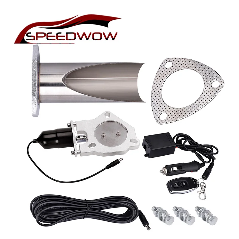 

3 Inch Electric Stainless Exhaust Cutout With Remote Control With Be Cut Pipe Exhaust Cut Out Kit Car Complete Installations